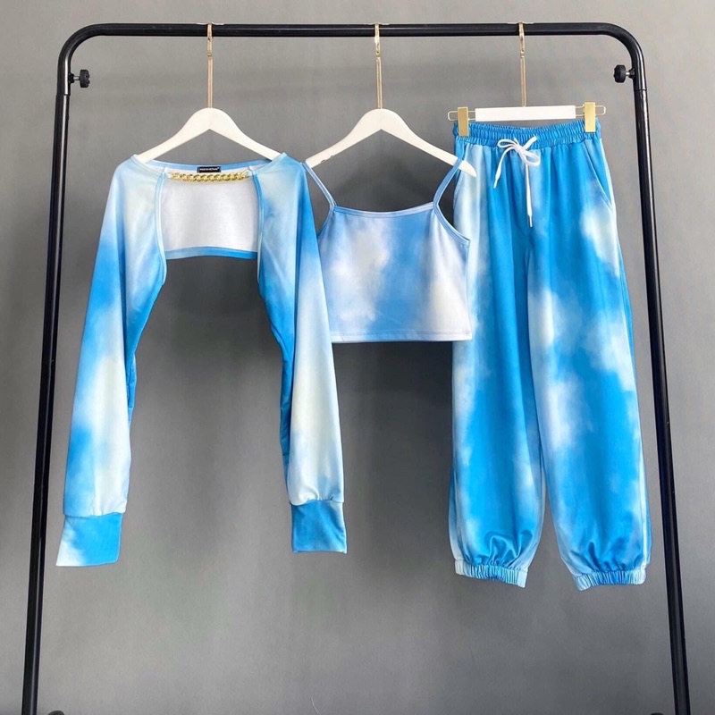 Cả Set Loang Màu Ảnh Thật(Set 3 Món)