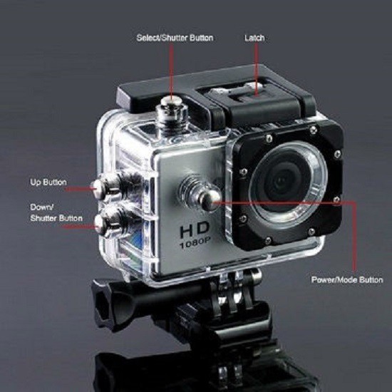 Camera hành trình thể thao cho xe máy Full 1080HD Camera Sport A9 (Hỗ trợ thẻ nhớ 32G)