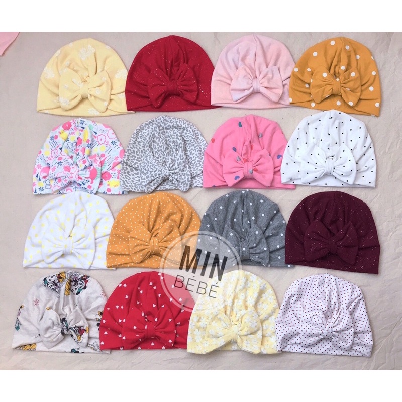 Mũ turban cho bé gái