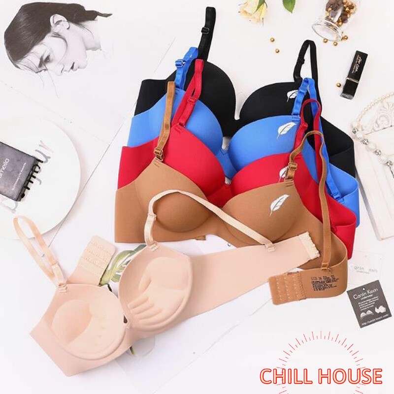Áo lót su không gọng nâng ngực lông vũ Đệm Dày Xuất Hàn Siêu Siêu Đẹp - CHILLHOUSE