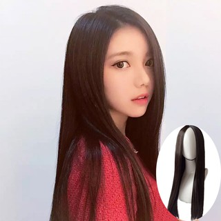 Tóc Giả Nữ Cả Đầu Loại Thẳng Dài Tự Nhiên Phong Cách Hàn Quốc _ 010 ( loại nguyên đầu cosplay )