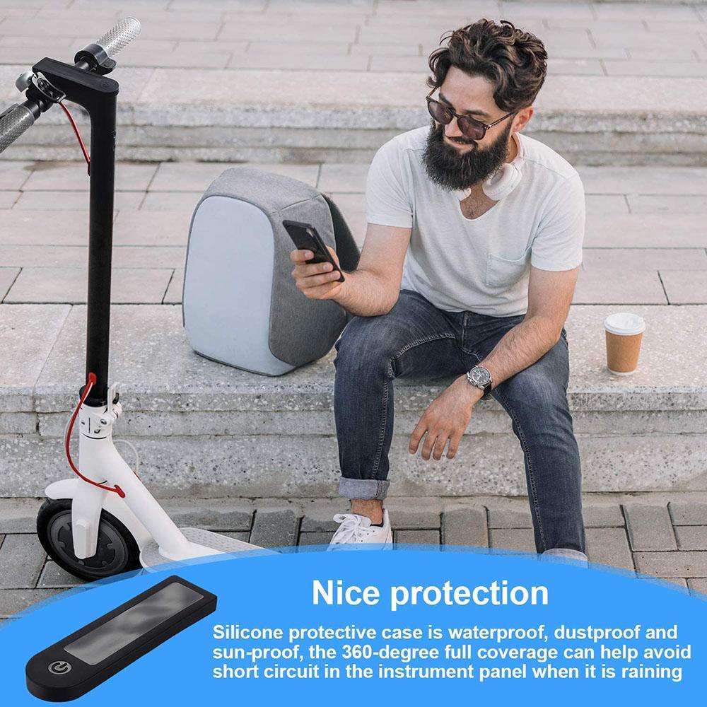 MUVAKO Miếng Silicon Mềm Bảo Vệ Màn Hình Cho Xiaomi Mijia M365 Pro