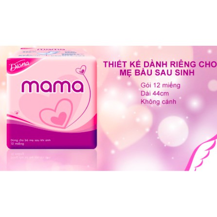 Băng Vệ SinhFREE SHIPBăng Vệ Sinh Diana Mama Cho Mẹ Sau Sinh - 12 Miếng