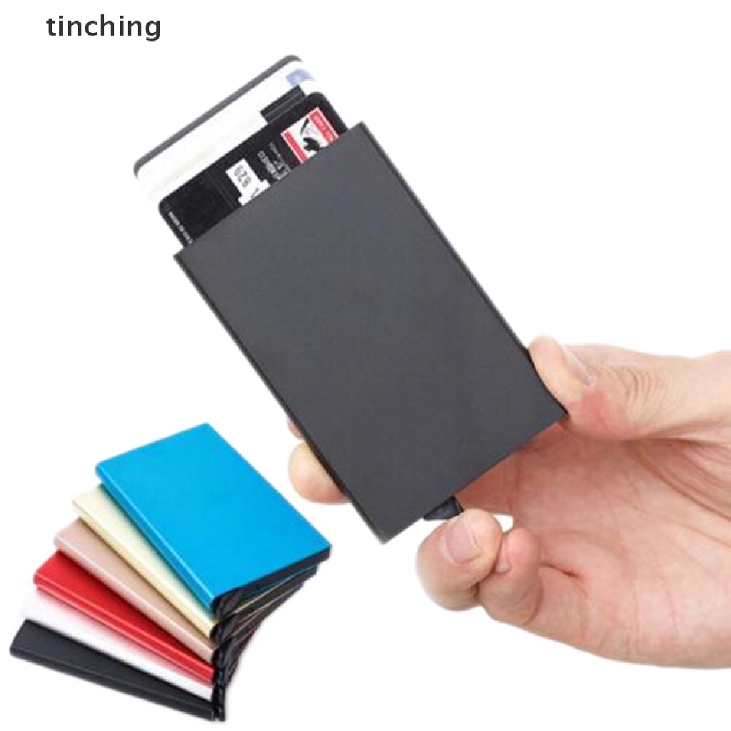 Ví Đựng Thẻ Tín Dụng Bằng Hợp Kim Nhôm Nhiều Màu Sắc