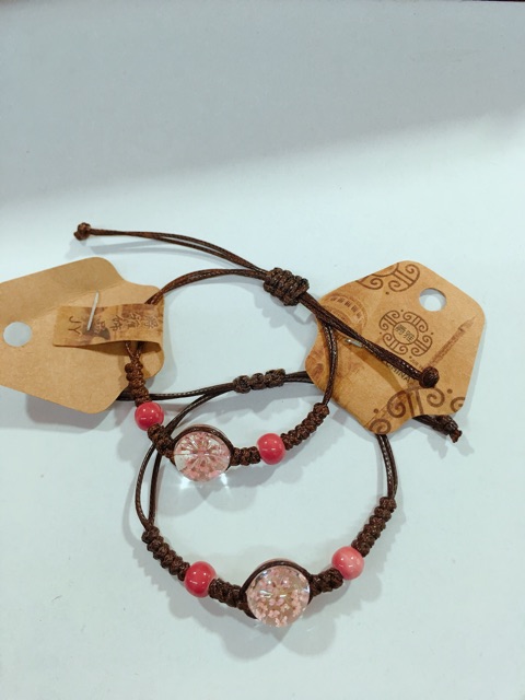 VÒNG TAY TẾT MIX ĐÁ HOA KHÔ PHONG CÁCH BOHO ĐẸP-ĐỘC-LẠ-MAY MẮN