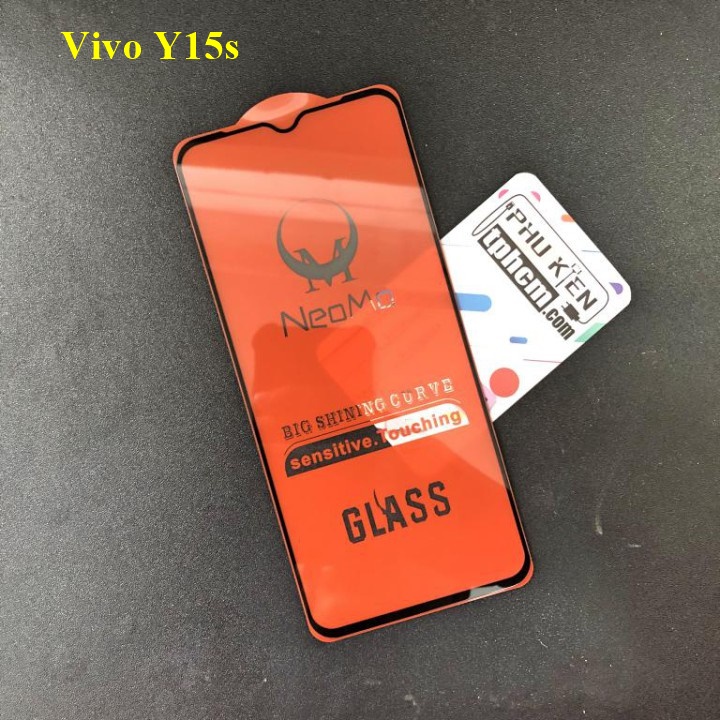 Dán cường lực Vivo Y15s Full màn hình Full keo