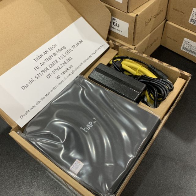 mikrotik hap ac 2 Wifi ac1200 mới fullbox bảo hành 6 tháng