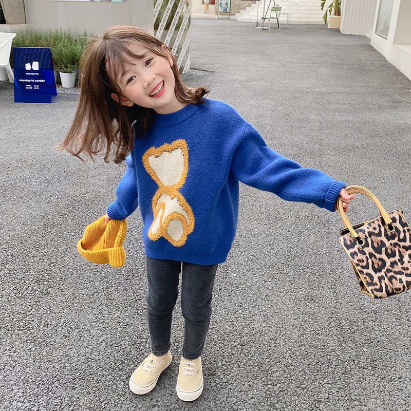 Áo sweater màu đỏ/ xanh lá cây họa tiết Giáng Sinh đáng yêu dành cho bé trai