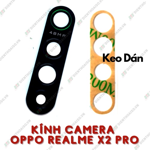 Mặt kính camera realme x2 pro có sẵn keo dán