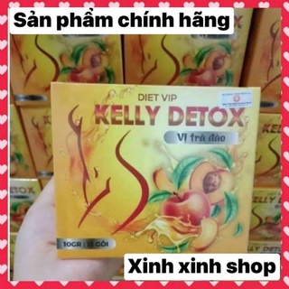 Trà đào kelly detox hàng công ty