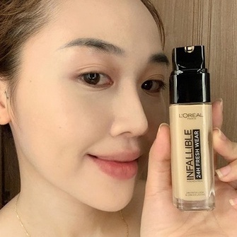 Kem nền mịn nhẹ lâu trôi L'Oreal Paris Infallible 24h Fresh Wear Liquid Foundation 30ml