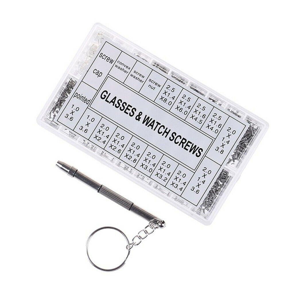 Bộ 1000 Ốc Vít Sửa Chữa Mắt Kính / Đồng Hồ Chuyên Dụng