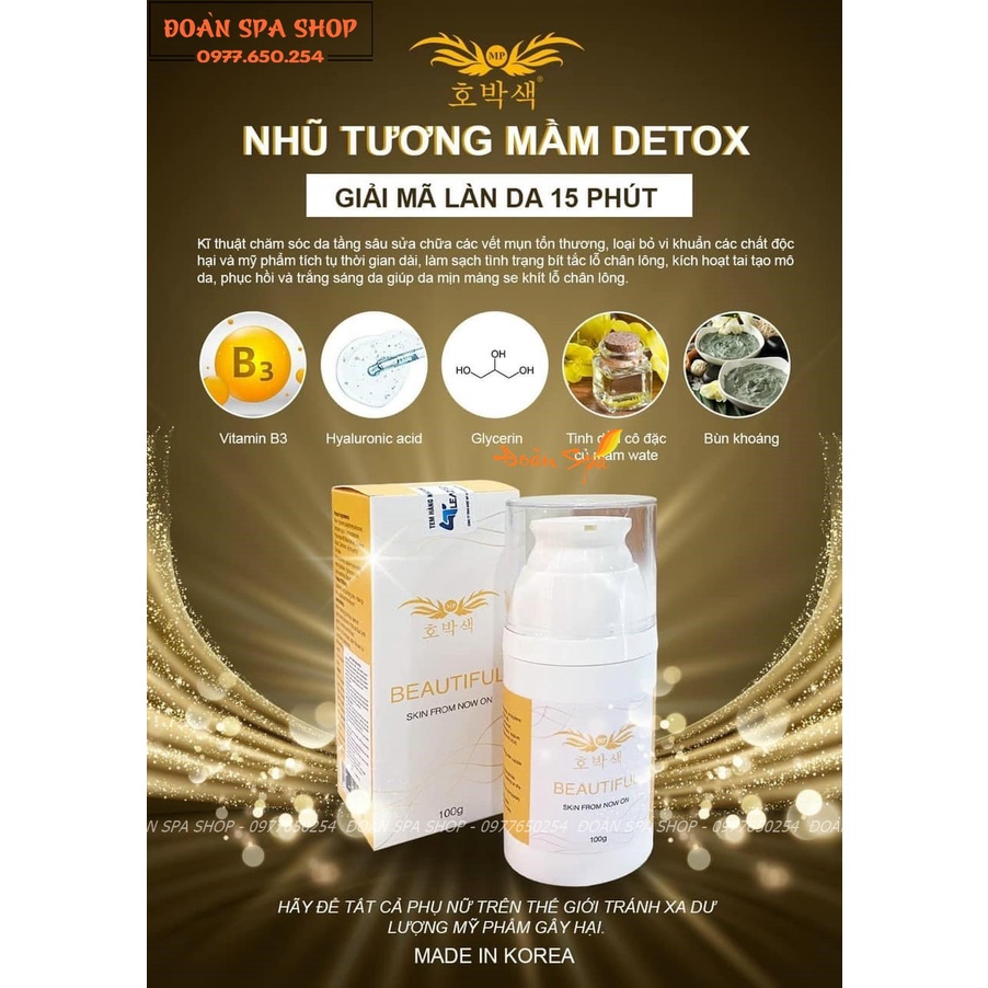 Nhũ Tương Mầm Detox Thải Độc Căng Bóng Da DevaCell Deva Cell