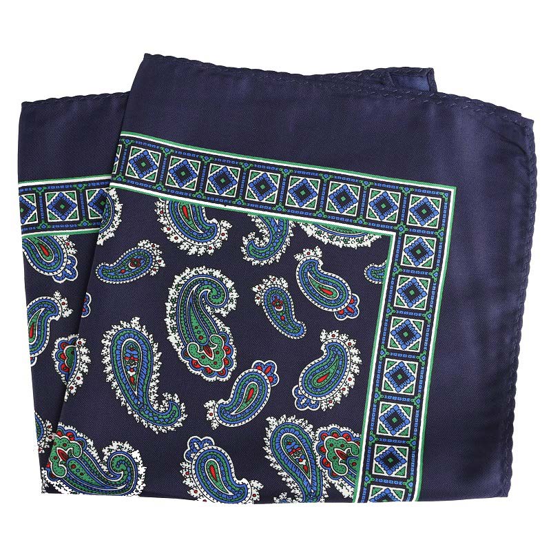 Hot! Khăn Tay Vuông Cỡ Lớn 33X33Cm Họa Tiết Chấm Bi Sang Trọng Cho Nam