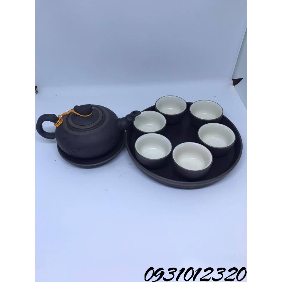 bộ ấm chén uống trà minh long Bát Tràng_ấm chén hình cá 3d Bát Tràng