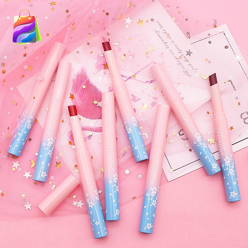 (Hàng Mới Về) Son Sáp Lì Dưỡng Ẩm Môi Lâu Trôi 7 Màu Tùy Chọn