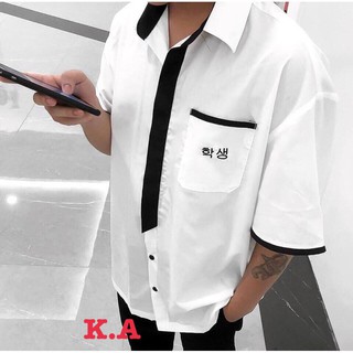 Sơ mi hàn phối cực xinh luôn_A05
