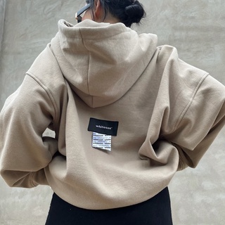 HOODIE FULLZIP "STORY" LATTE