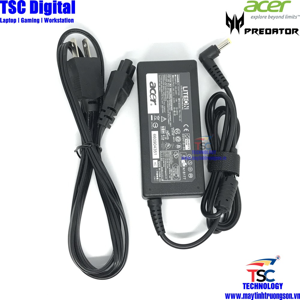 Sạc Laptop ACER 19V-3.42A Zin Chính Hãng | Adapter ACER 19V-3.42A