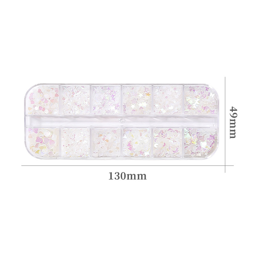 Hộp Phụ Kiện Sequin Trang Trí Móng Tay 3d Tiện Dụng