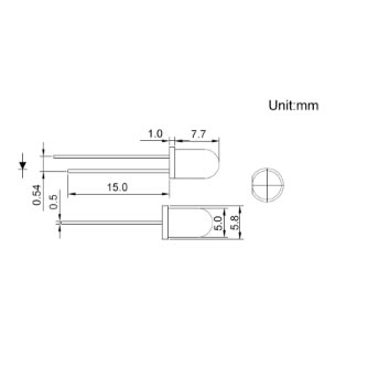 McIgIcM 1000pcs White light-emitting diodes White turn White red green yellow 5mm led | BigBuy360 - bigbuy360.vn