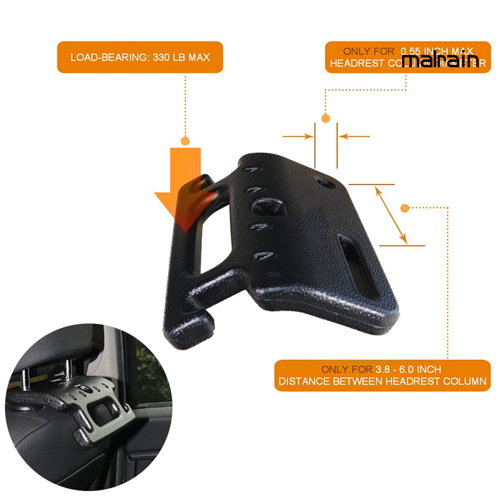 Móc Treo Đồ Gắn Tay Vịn Ghế Ngồi Xe Hơi Đa Năng Tiện Dụng