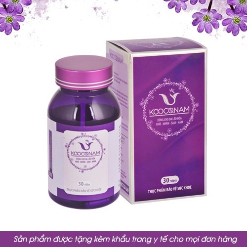 Viên uống nám + Sinh lý nữ - Thảo Dược Kooconam ® - 30 viên (Dkpharma)