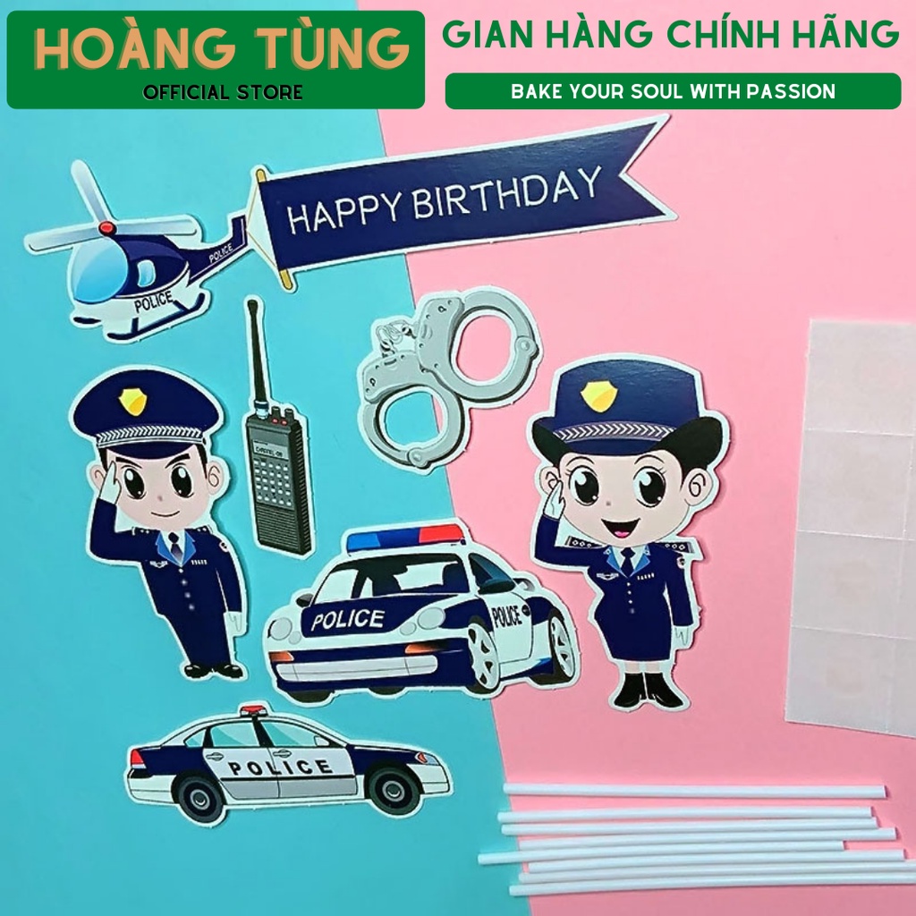 Set trang trí bánh kem