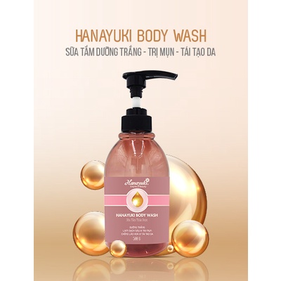 [Chính Hãng] sữa tắm hanayuki body wash cho người lớn