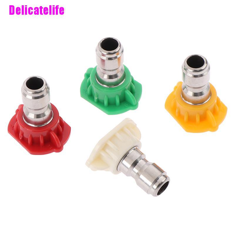 Đầu vòi xịt áp suất cao 0 15 25 40 độ bằng thép không gỉ