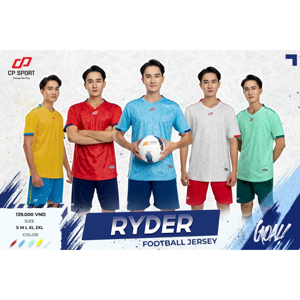 Bộ Quần Áo Thể Thao Chính Hãng CP Ryder - Mẫu Cao Cấp 2022