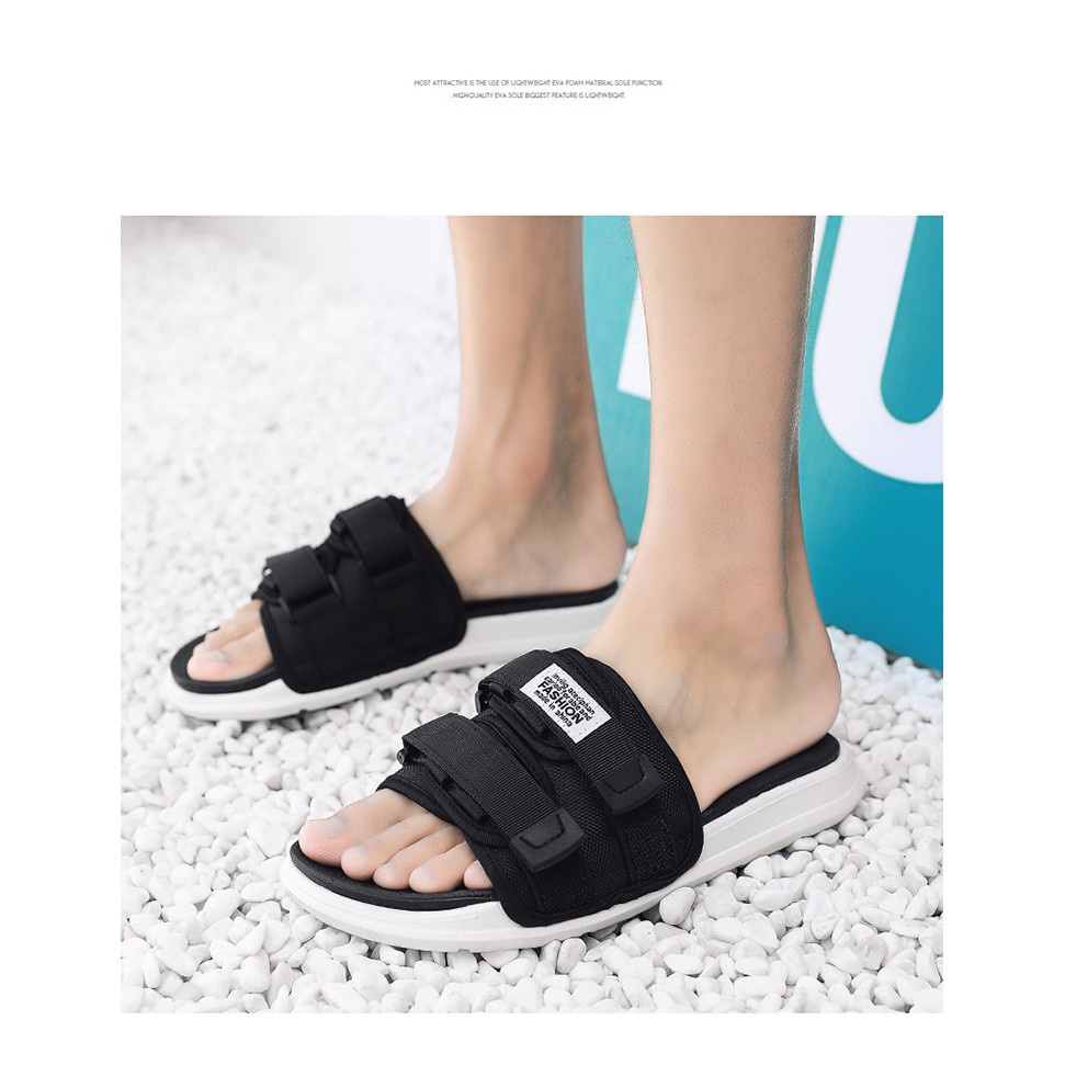 Dép ulzzang Hàn Quốc nam nữ Quai Dán cực Hot NB-16