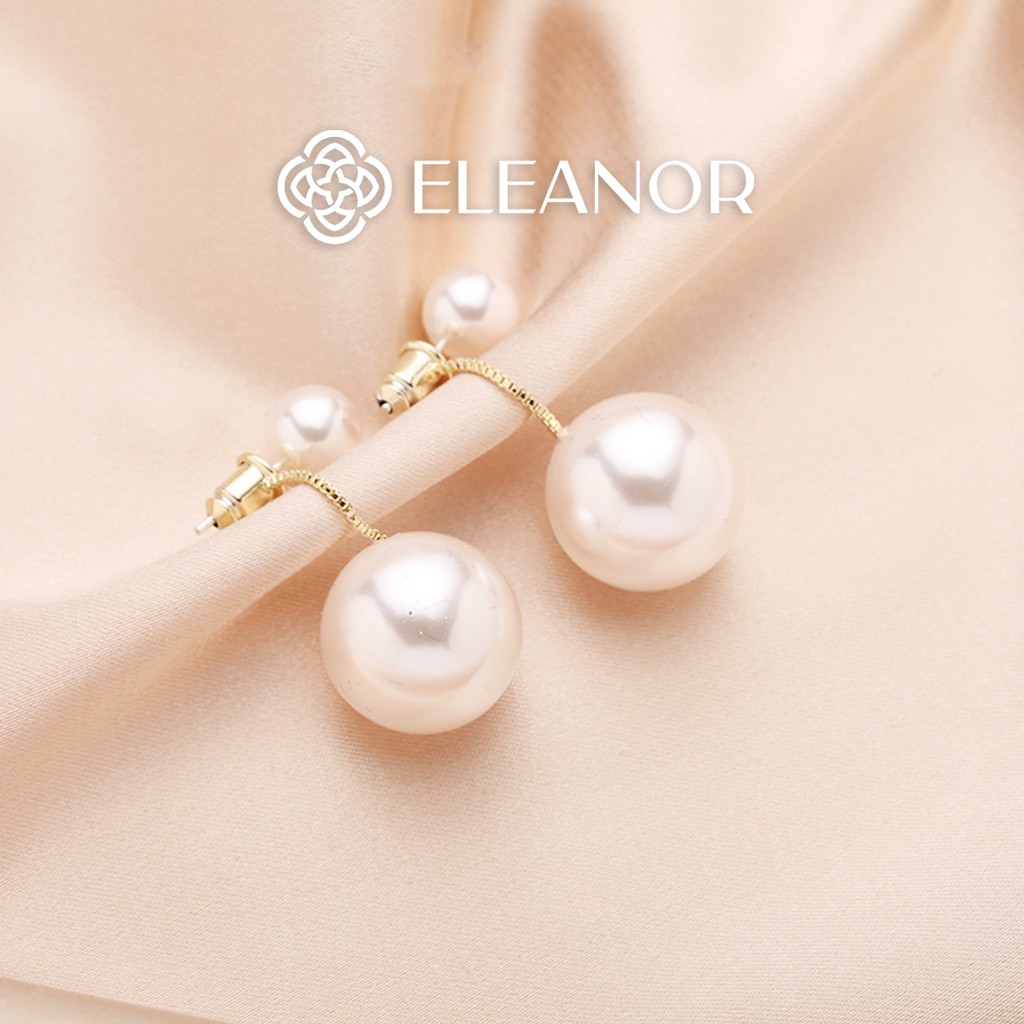 Bông tai nữ Eleanor Accessories ngọc trai nhân tạo phụ kiện trang sức sang trọng