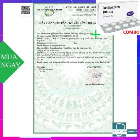 Combo Bedipanten 100mg +  Cao Đặc Diabetna