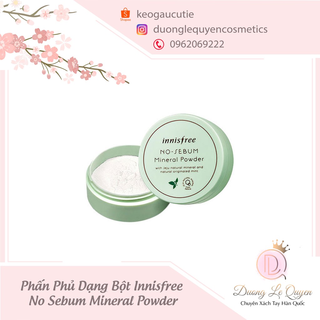 Phấn Phủ Dạng Bột Innisfree No Sebum Mineral Powder