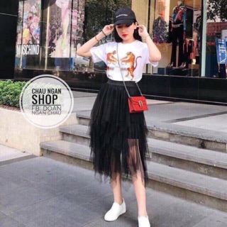 Chân váy tua rua- quảng châu