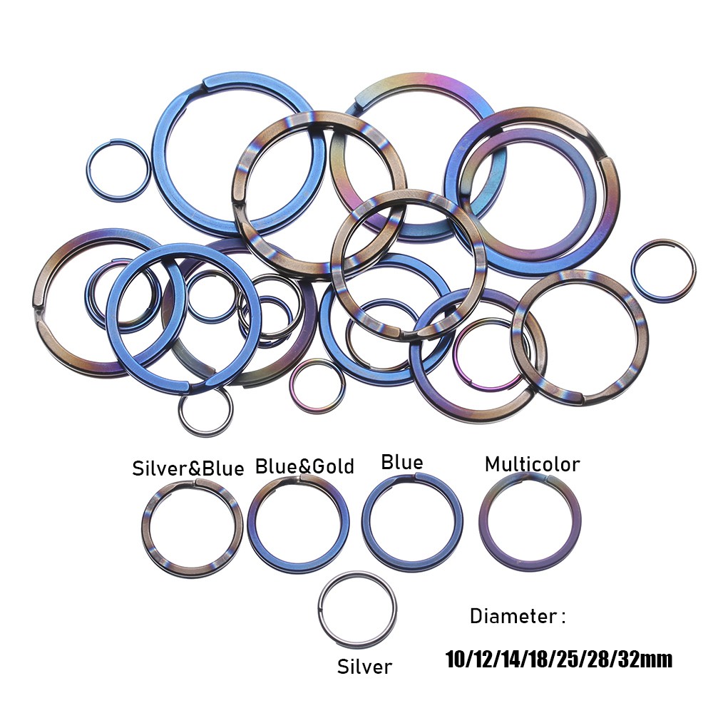 Set 1/2 vòng móc chìa khóa 10~32mm tiện dụng