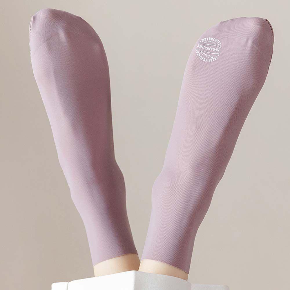 Vớ Mỏng Không Đường May Màu Sắc Thời Trang Mùa Hè Cho Nữ