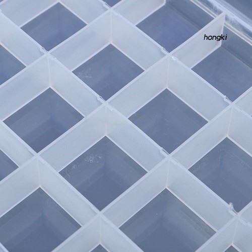Hộp đựng đồ trang sức bằng nhựa thiết kế 24 ngăn tiện dụng