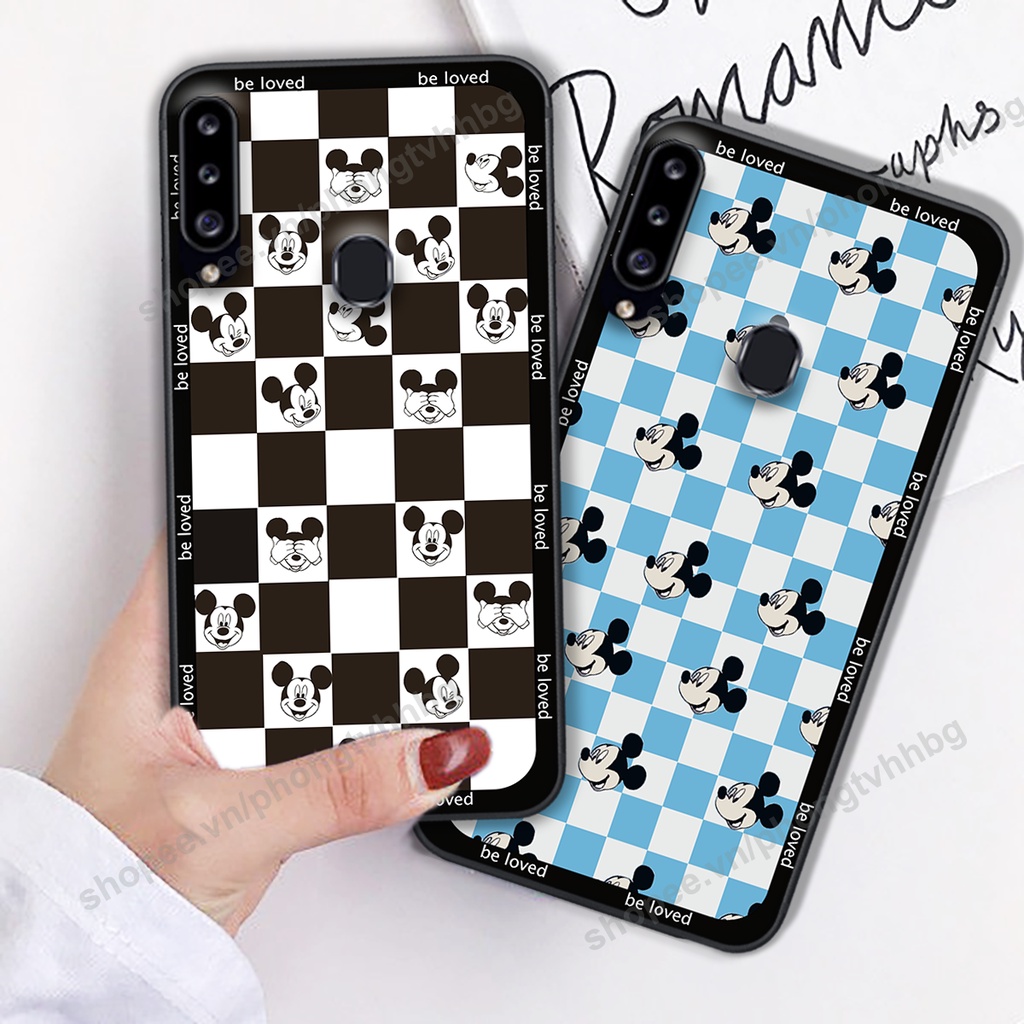 Ốp lưng Samsung A10s / A20s / A20 / A30 in mẫu trái tim caro, chuột mikey thể thao cực đẹp cute CỰC BỀN
