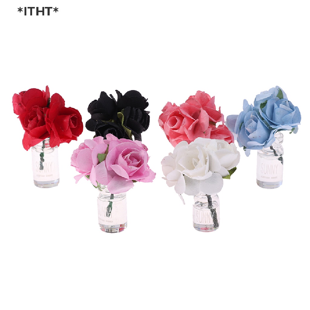 Chậu Kính Trồng Cây Mini Tỉ Lệ 1 / 12 Trang Trí Nhà Búp Bê