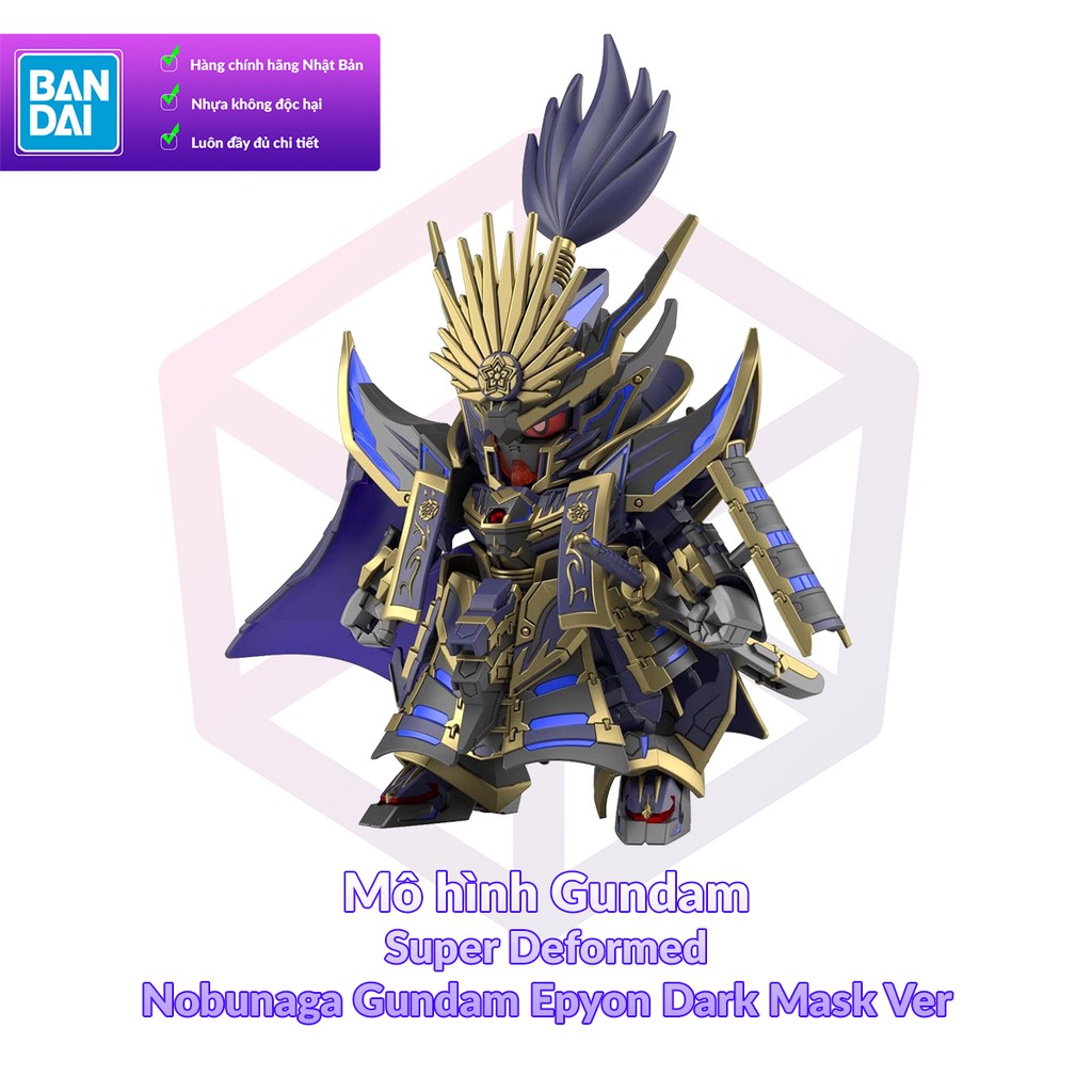 Mô Hình Gundam Bandai SDW Heroes 11 Nobunaga Gundam Epyon Dark Mask Ver World Heroes [GDB] [BSD]