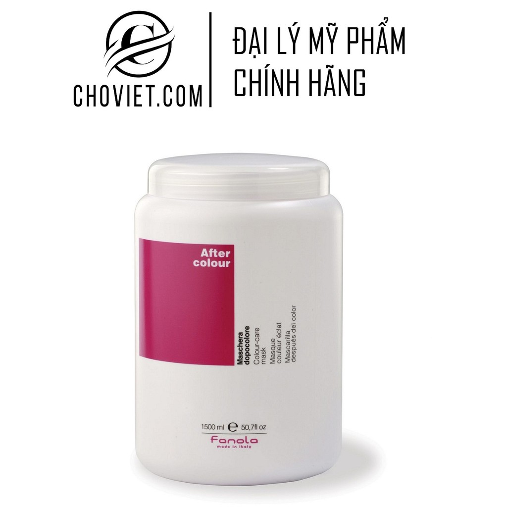 Dầu hấp ủ tóc Fanola Color Care Mask (After Color) giữ màu tóc nhuộm 1500ml