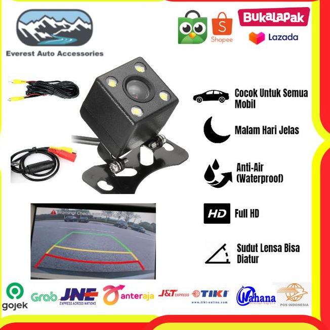 ➞Camera Lùi Xe Chất Lượng Cao Cho Xe Hơi | Camera KX 801 4 Bóng Led ➞