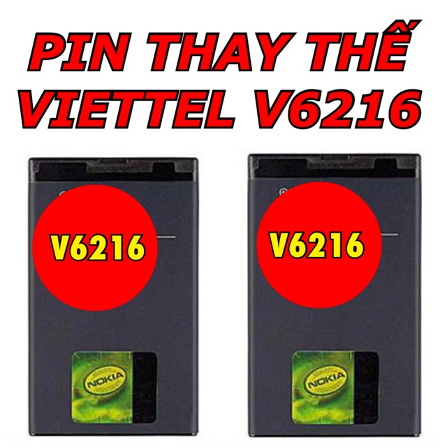 Pin Viettel V6216 / pin thay thế điện thoại Viettel V6216 / Thủ Dầu Một Bình Dương