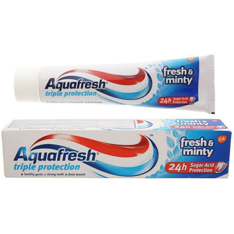 Kem đánh răng Aquafresh triple protection 100ml [GIÁ HỦY DIỆT]