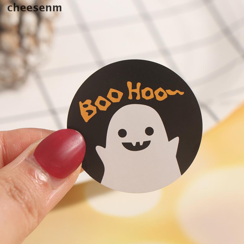 Set 60 Miếng Dán Trang Trí Gói Bánh Diy Chủ Đề Halloween