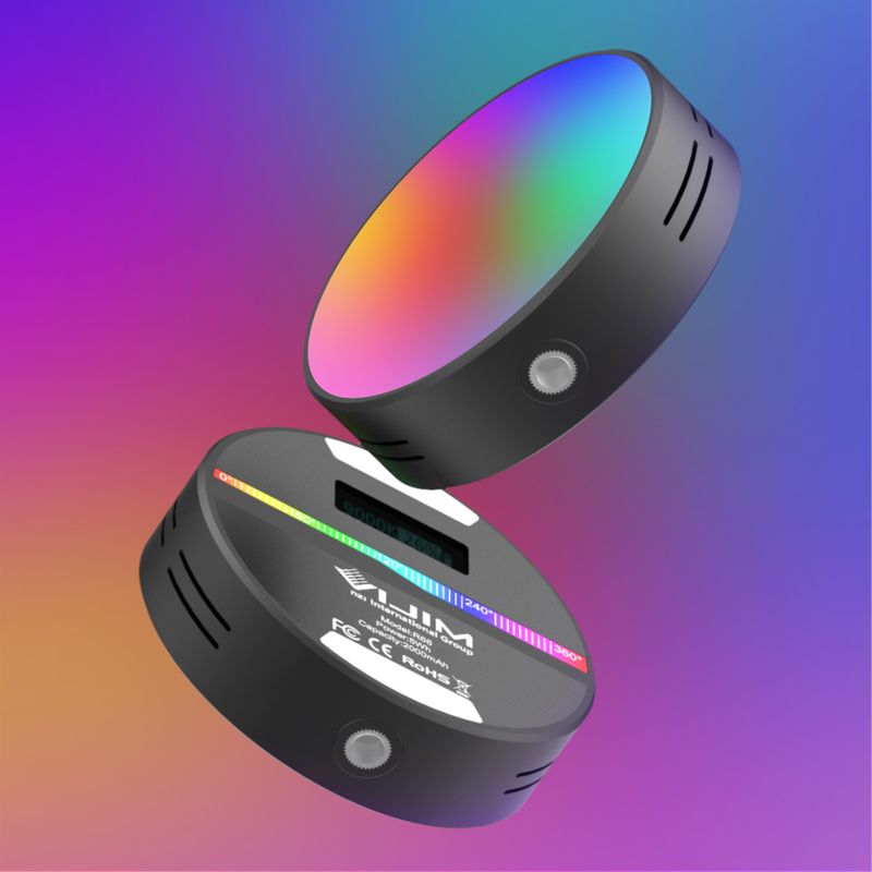 Đèn Led Ulanzi Vijim R66 Mini Rgb 360 Độ Hỗ Trợ Chụp Ảnh Cri 95