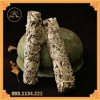 XÔ THƠM TRẮNG thanh tẩy - WHITE SAGE  - THẢO MỘC XÔNG NHÀ