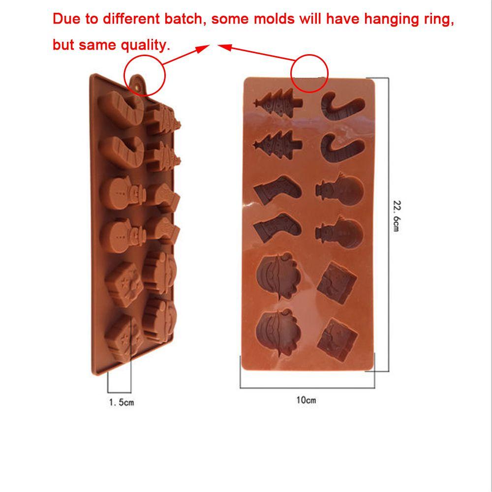 LET Khuôn Silicone Làm Đá Hình Ông Già Noel